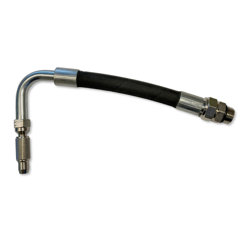Piusi flexibele uitloop G1/2 met haakse manuele non-drip voor olie pistool K400