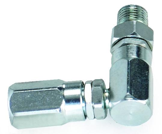 Samoa l-swivel voor vetpistool 1/4 BSP mf