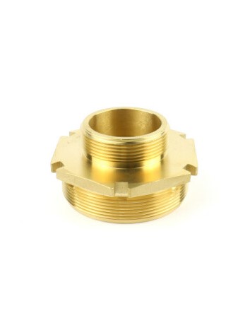 E-Flex TW verloopnippel 245 messing G 21/2 x G2 BSP bui x bui
