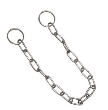 RVS schakelketting met sluitringen voor afsluitkapen MB50 en MB80