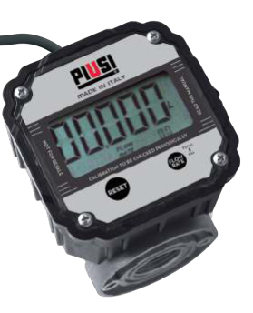 Piusi K600 B/3 Pulse Meter met display 3/4 NPT GALLONS