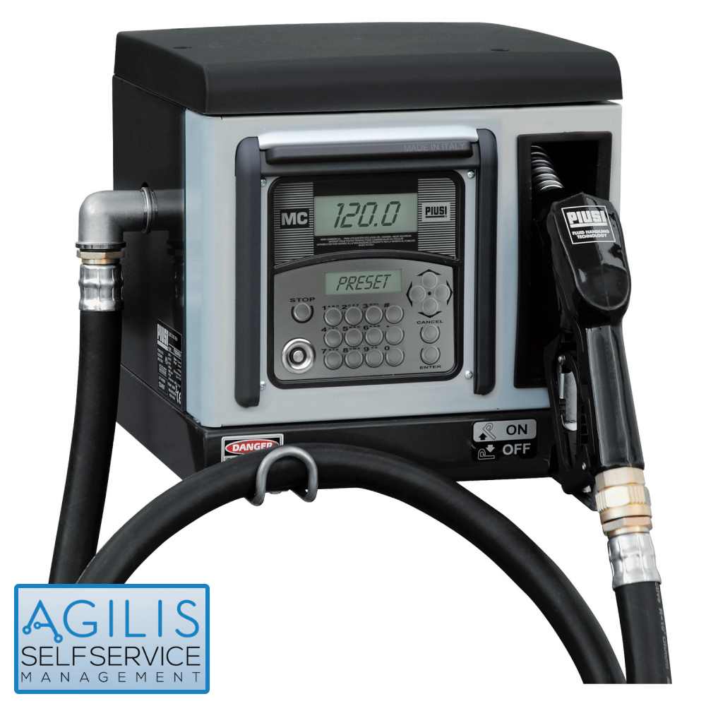 Piusi Cube 70 MC AGILIS AC 110V Dieselpompset + registratie 80 gebruikers 110V