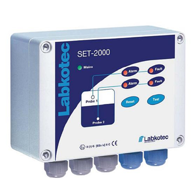 SET-2000 Bedieningspaneel 230V met ATEX uitgangen voor 2 sensoren