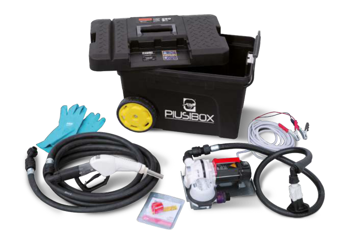 Piusi Box Pompset met trolly voor AdBlue&reg; 35 l/min 12 of 24 V SB325