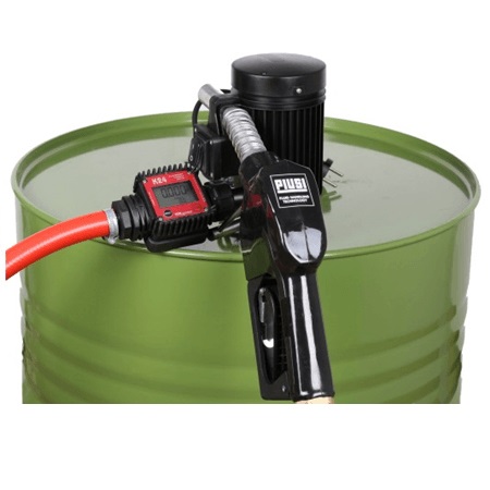 Piusi Pico 230 K24 A kunststof vatpompset + meter Diesel,Water of Antivries 230V