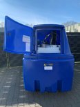AdBlue ® geschikte stationaire tank 2.500 liter voor opslag AdBlue ® (Horizontale tank)