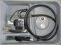 Dieseltank 220 liter incl. 12, 24 of 230 volt pompset