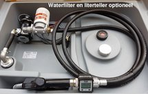 Dieseltank 220 liter incl. 12, 24 of 230 volt pompset