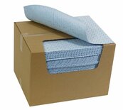 Absorptiedoeken, 1-laags blauw, 40x50 cm, 100 stuks