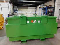 Dieseltank IBC Robuuste 2250 liter