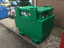 Dieseltank IBC Robuuste 750 liter