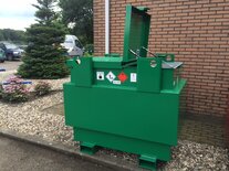 Dieseltank IBC Robuuste 750 liter