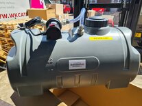 Dieseltank IBC 100 liter incl. 12 volt pompset