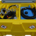 Combitank met inhoud voor 400L diesel incl. 230 volt pompset & 45L adblue ® 12 volt pompset
