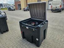 Dieseltank 430 liter mobiele  - 12 of 230 Volt Dieselpomp - automatisch vulpistool