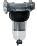 Piusi Clear Captor Strainer Filterhouder/bol alu G1 BSP F incl. cartridge Fuel 100 ltr/min 120 micron