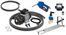 Samoa adblue elektrische vatpompset - Solura serie 35 l/min 230v meter en afslag pistool