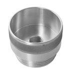 Samoa aluminium adapter voor opdraai vetpatronen fuchs/reiner/kajo 500 gram