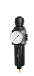 Samoa reduceerventiel 1/4 incl. manometer, vochtafscheider en filter