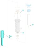 Samoa shaft repair kit PM4 3:1 pompen.