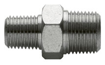 Samoa zeskantnippel 3/8 x 1/4 BSPT voor luchtaccesoires op pneum.pompen