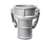 Camlock koppeling ALU vrouwelijk met oren type C 2 50mm tule slangklemmontage