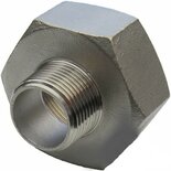 E-Flex TW soknippel RVS G2 BSP bin x G11/4 BSP buitendraad