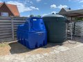 AdBlue ® geschikte stationaire tank 2.500 liter voor opslag AdBlue ® (Horizontale tank)