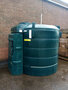 Dieseltank 6000 liter met KLEINE pompkast