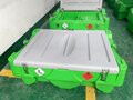 Benzine tank 200 liter mobiele benzinetank met 230 Volt Atex pomp en standaard met filter systeem - mobiele benzinetank 